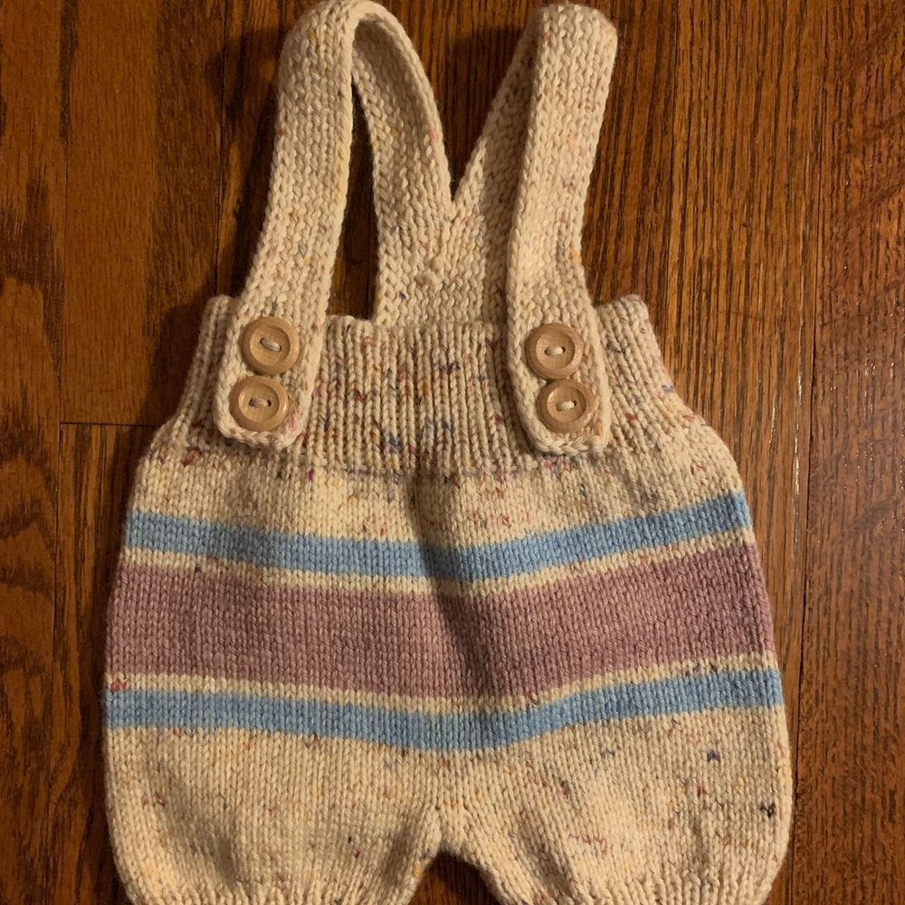 Kalinka merino wool romper 6-12m